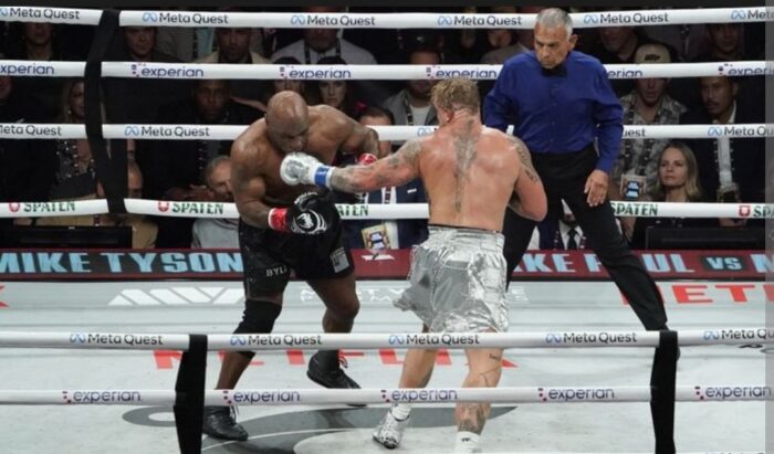 Sempat Tampil Agresif di Ronde Awal, Mike Tyson Kalah Angka Mutlak dari Jake Paul