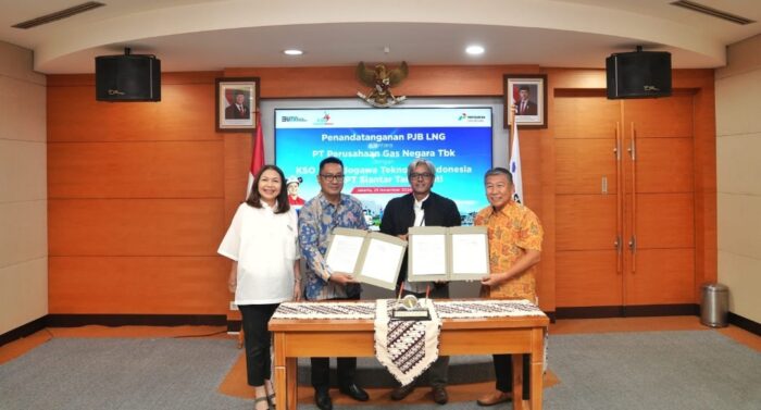 PGN Tandatangani PJB LNG dengan Pelanggan Industri di Kawasan Timur Indonesia