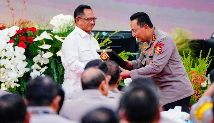 Apel Kasatwil  2024, Mendagri Ajak Polri dan Pemda Sukseskan Agenda Nasional