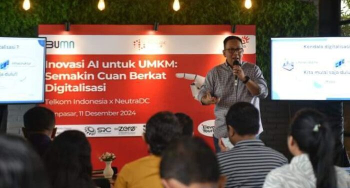 Telkom dan NeutraDC Latih UMKM Bali agar Semakin Cuan dengan AI