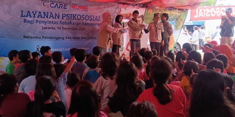 Gelar Psikososial, Indonesia CARE: Warga Kemayoran Masih Trauma dan Butuh Baragam Bantuan