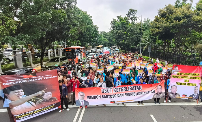 Desak Pengungkapkan Dugaan Penggelapan Aset Sitaan Senilai Rp 377 Miliar, SPKR Geruduk KPK dan OJK