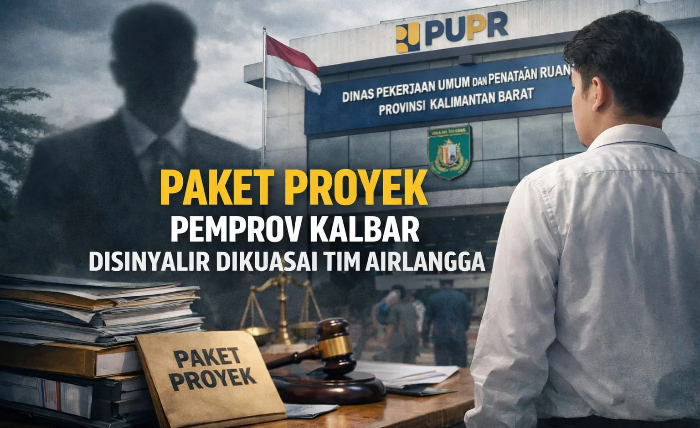 Didukung Ordal, Tim Airlangga Diduga Kuasai 800 Paket Proyek Pemprov Kalbar Sepanjag 2026