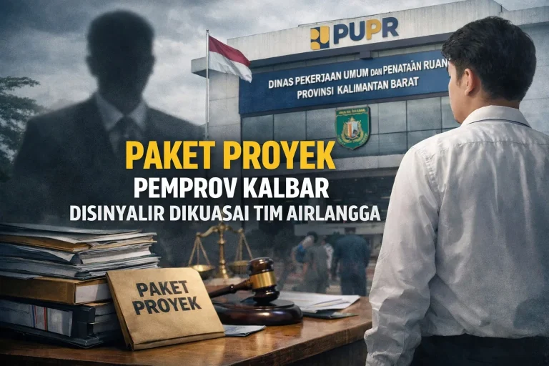 Gurita Proyek di Kalbar: Tim Airlangga Diduga Kuasai 800 Paket Pekerjaan Pemprov 2026