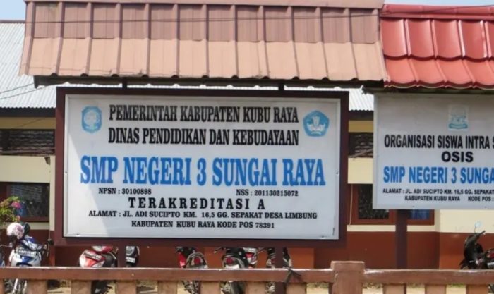 Polisi Amankan Terduga Pelaku Pelemparan Bom Molotov di SMPN 3 Sungai Raya