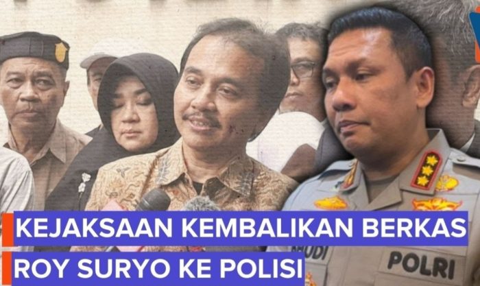Jaksa Kembalikan Berkas Perkara Roy Suryo Cs: Polda Sebut Wajar, Kuasa Hukum Sebut Gagal Prosedur