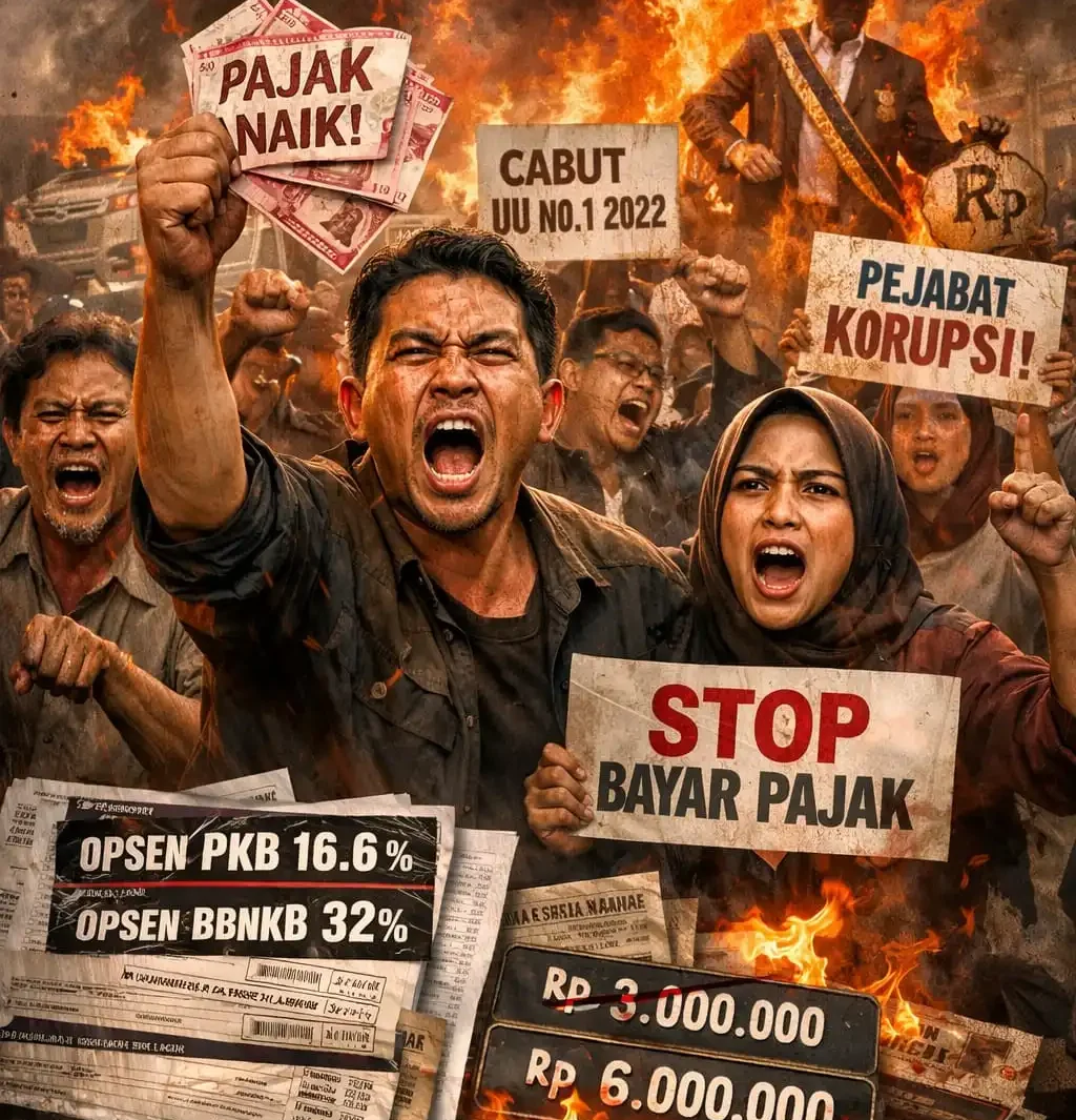 Kemarahan Rakyat Jateng Dipalak Pemprov Lewat Kenaikan Pajak