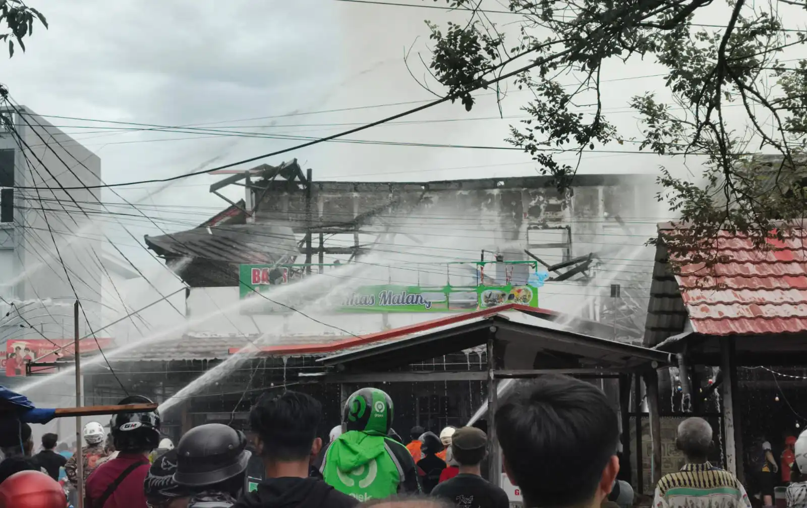 Dua Ruko di Jalan Purnama I Pontianak Terbakar, Api Cepat Dipadamkan