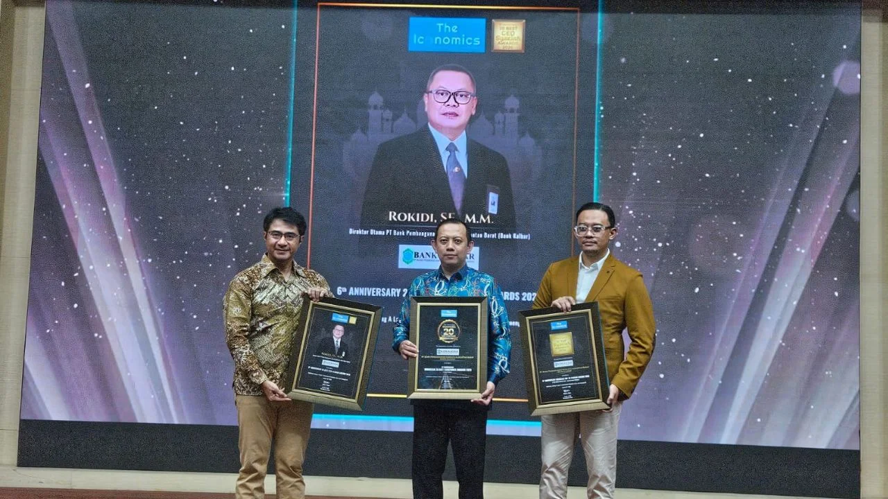 Awali 2026, Bank Kalbar Borong Tiga Penghargaan Nasional di Jakarta