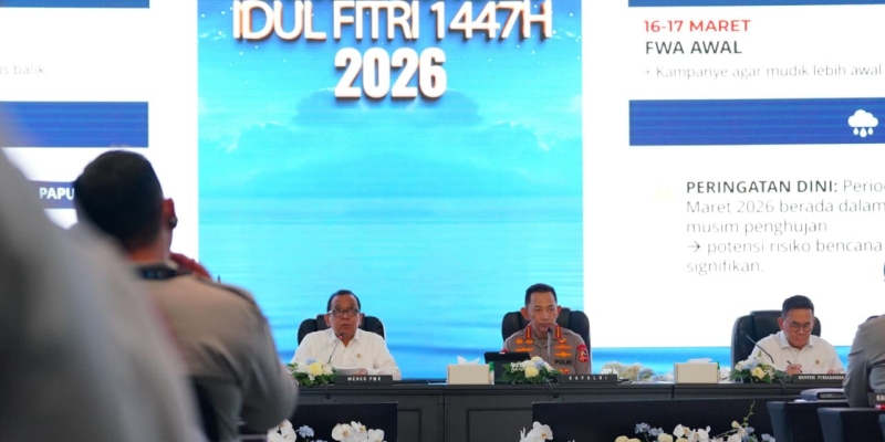 Amankan Mudik Lebaran 2026, 161 Ribu Personel Gabungan Diterjunkan