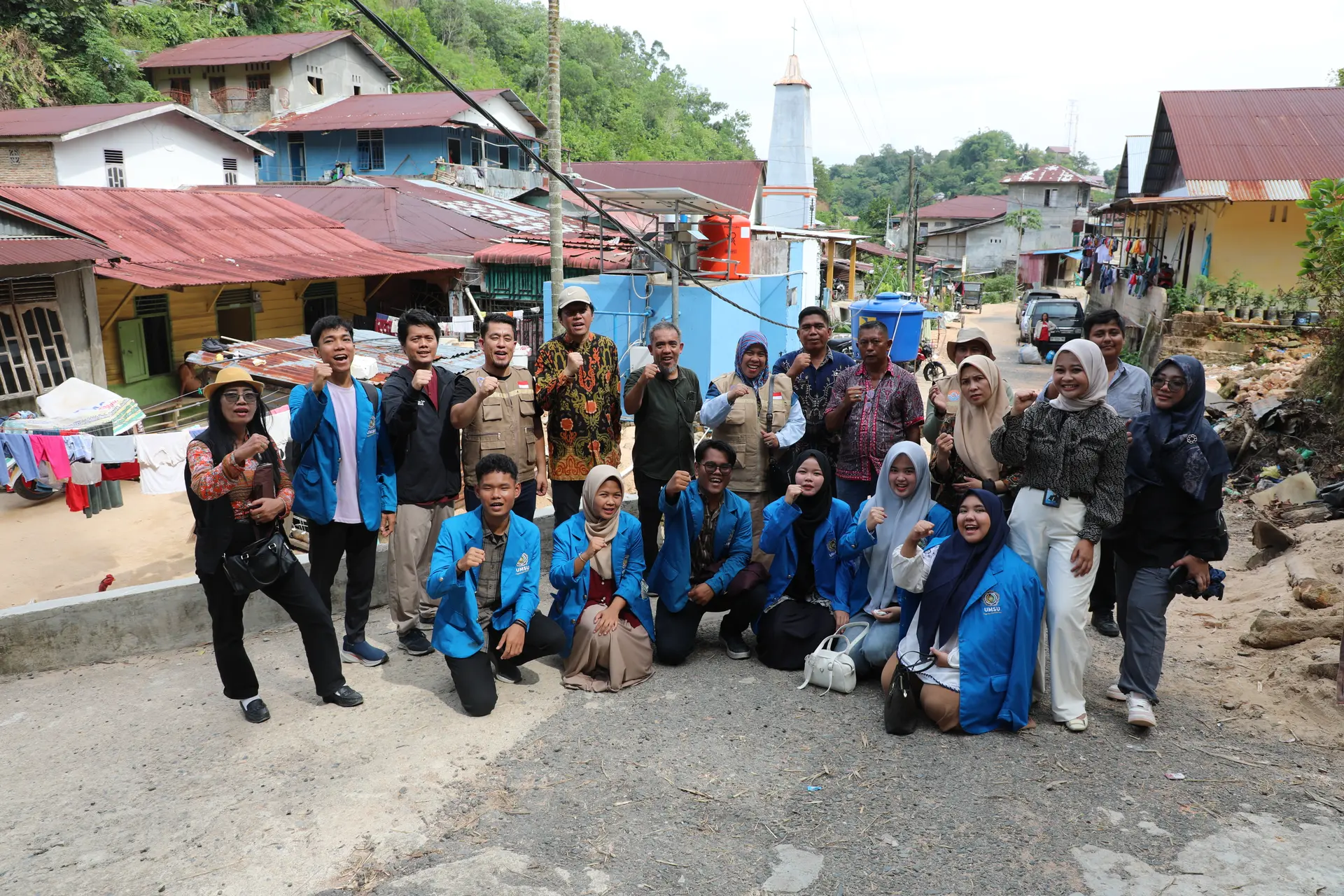 Atasi Krisis Air Pascabencana, Mahasiswa UMSU Bangun WASH Recovery Hub Tenaga Surya di Sibolga