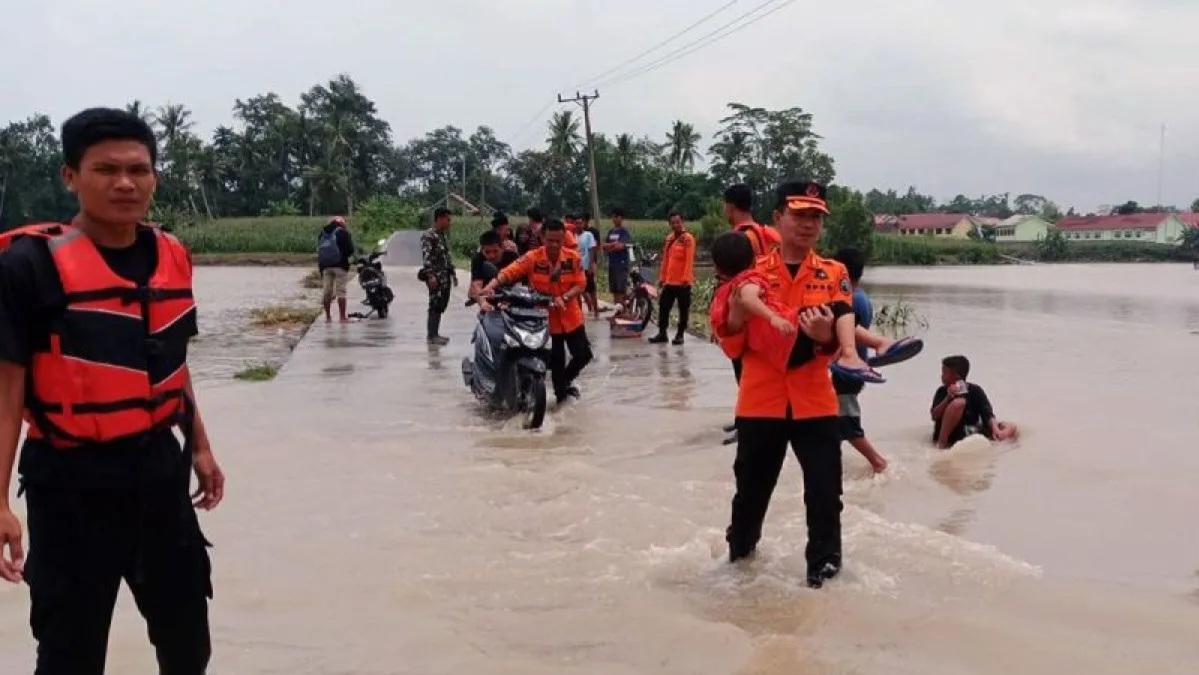 Lampung Dikepung Banjir: 23 Desa dan Kelurahan Terendam, Satu Warga Tewas