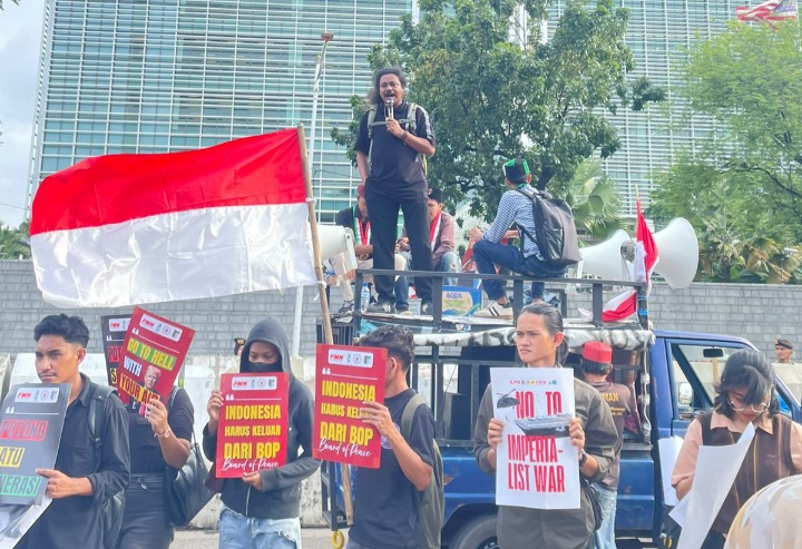 Organisasi Mahasiswa Kecam Prabowo-Gibran Antek Imprealis Israel-AS