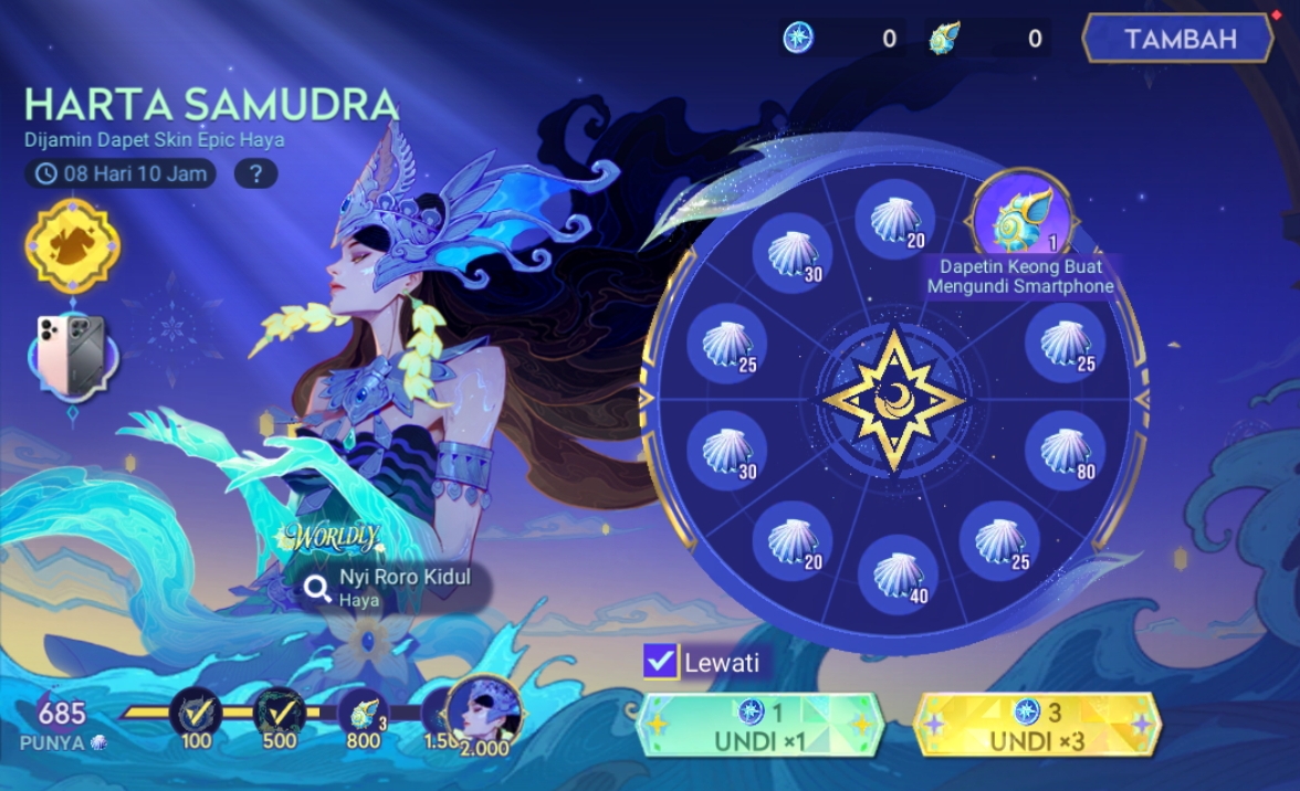 Strategi Event Harta Samudra: Kumpulkan Kerang demi Sang Ratu di Honor of Kings