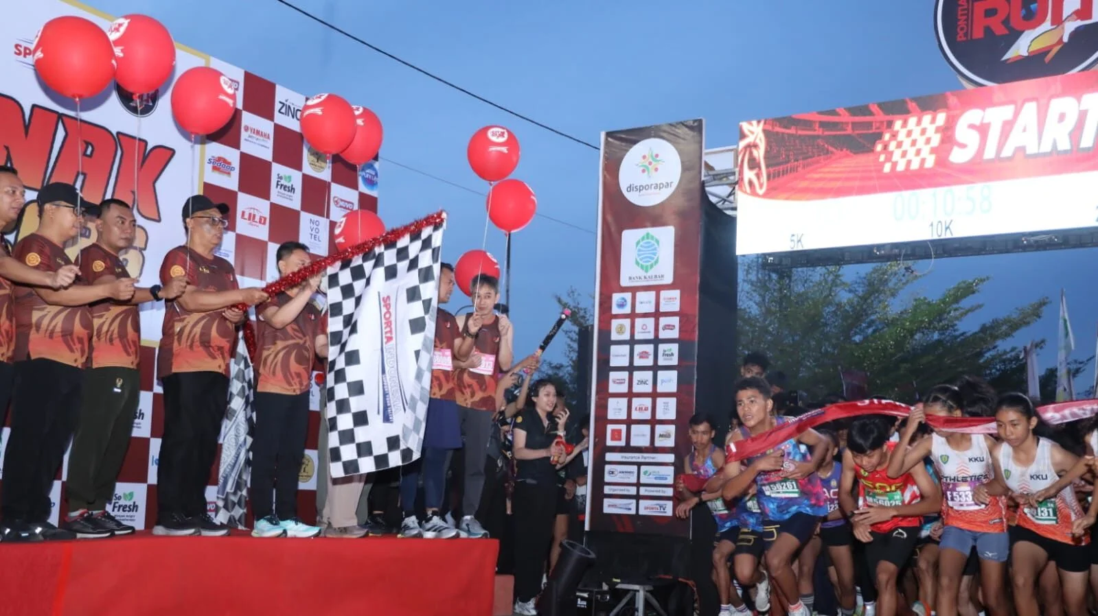 Dorong Sport Tourism, Bank Kalbar Beri Dukungan Penuh pada Pontianak City Run 2026