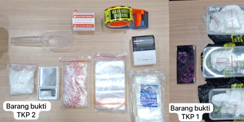 Polda Metro Jaya Bekuk Pengedar Sabu di Daan Mogot, 188 Gram Barang Bukti Disita