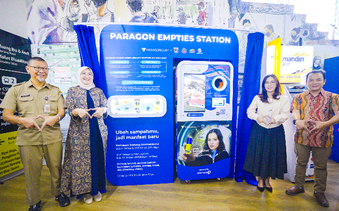 ParagonCorp dan DLH DKI Luncurkan Smart Drop Box Sampah PES di Halte TransJakarta