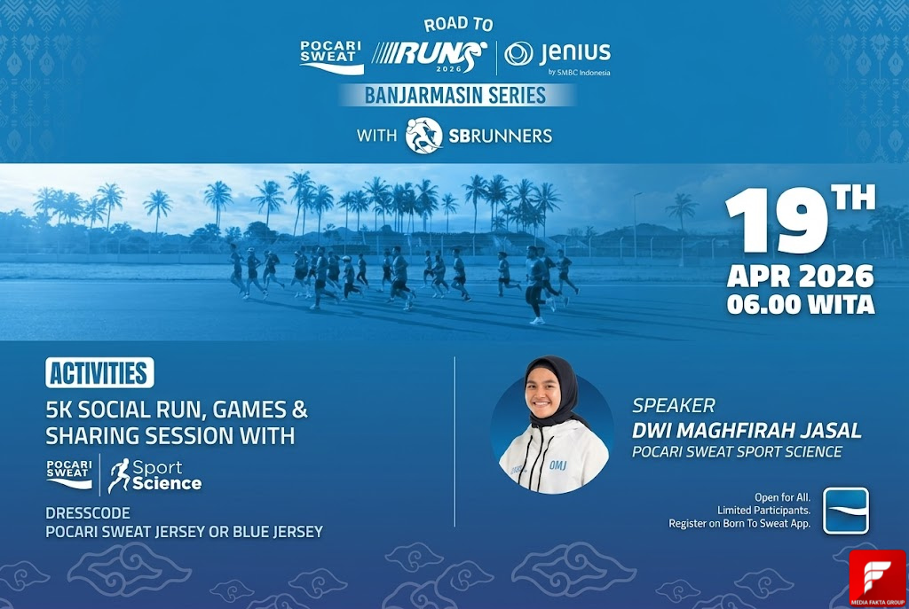 Banjarmasin Bersiap! Road to Pocari Sweat Run 2026 Segera Digelar Besok Pagi