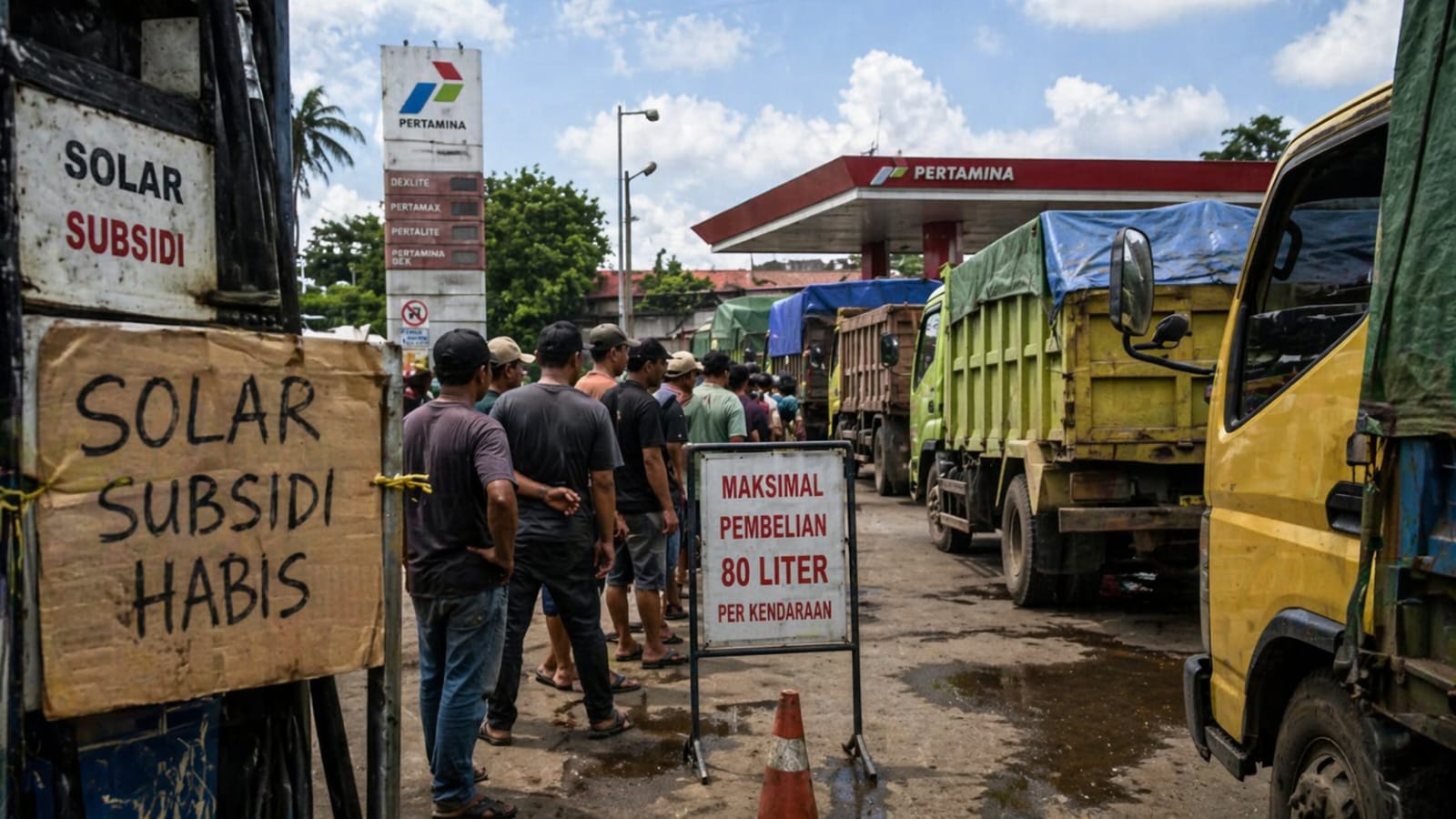Krisis Solar Subsidi di Kalbar: Distribusi Logistik Terancam Lumpuh, Harga Pokok Mulai Tercekik