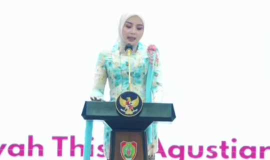 Pesan Menyentuh Ketua TP-PKK Aisyah Thisia Agustiar Sabran di HUT PIP Bank Kalteng