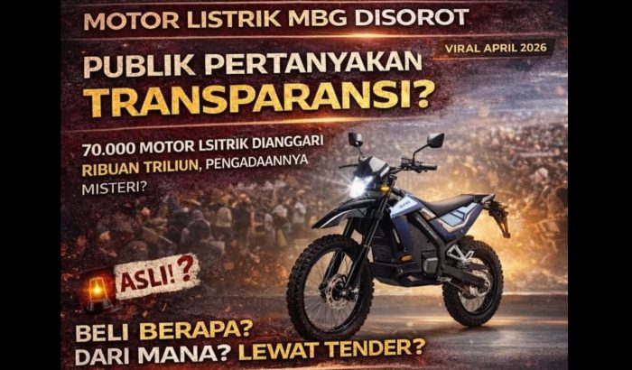 Jejaring Elite di Balik Pembelian Puluhan Ribu Motor Listrik BGN