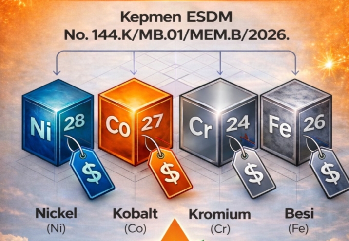 APNI: Kepmen ESDM 144/2026 Perkuat Transparansi Harga di Tengah Reli Nikel Global