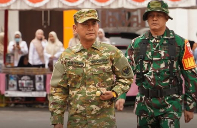 Walikota Banjarmasin Pimpin Upacara Pembukaan TMMD ke-128 Tahun 2026