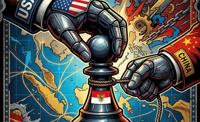 Terseret Arus Perang Superpower: Akankah Indonesia Jadi Pion Amerika Melawan China?