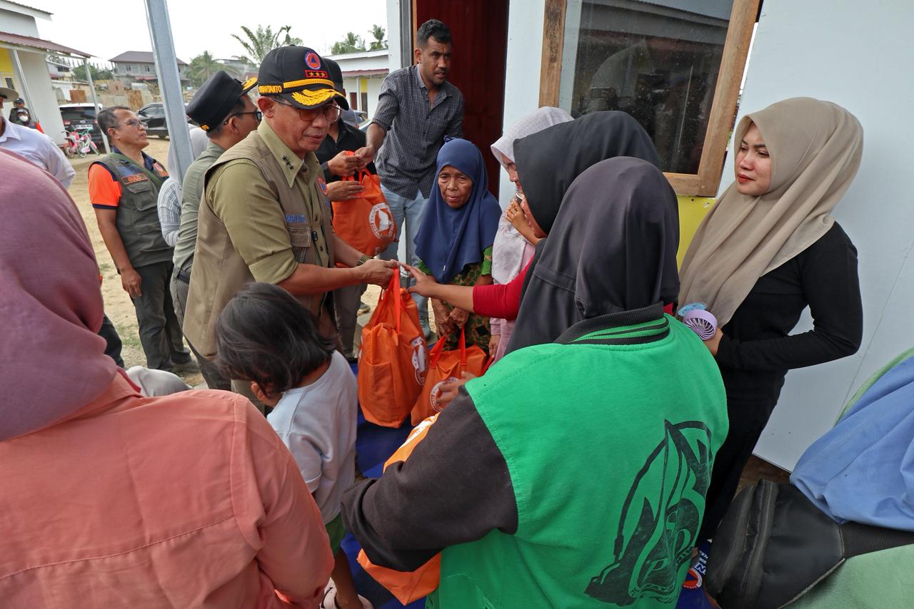 Kepala BNPB Pantau Progres Huntara di Aceh Tamiang, Pastikan Solusi bagi Warga Penyewa Rumah