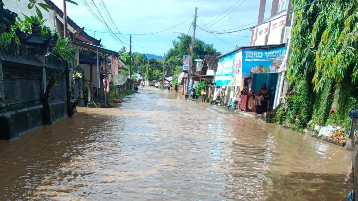 Banjir Rendam Puluhan Rumah di Jembrana, BNPB Ingatkan Kesiapsiagaan Mandiri Masyarakat