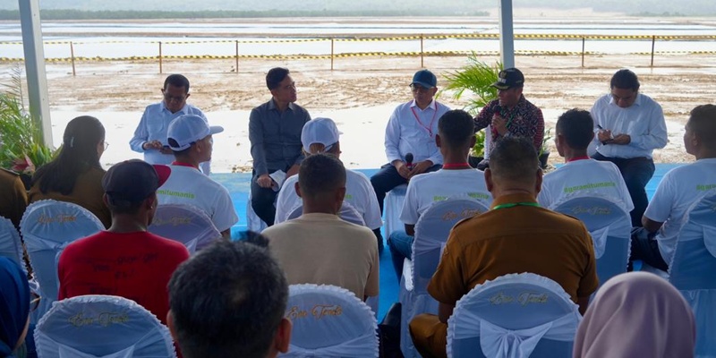 Kejar Target Swasembada Garam 2027, Wapres Gibran Tinjau Rampungnya Tahap I K-SIGN di Rote Ndao