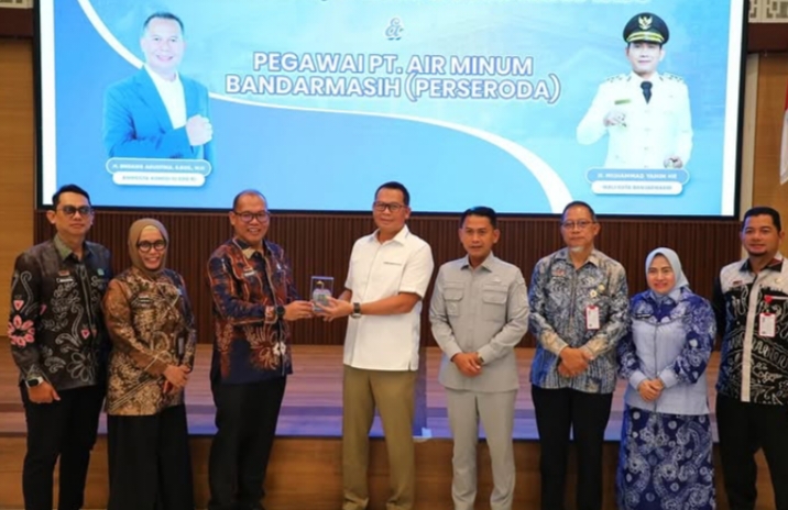 Kunjungan Komisi III DPR RI ke PAM Bandarmasih, Wali Kota Banjarmasin Dukung Penguatan Anti Korupsi BUMD