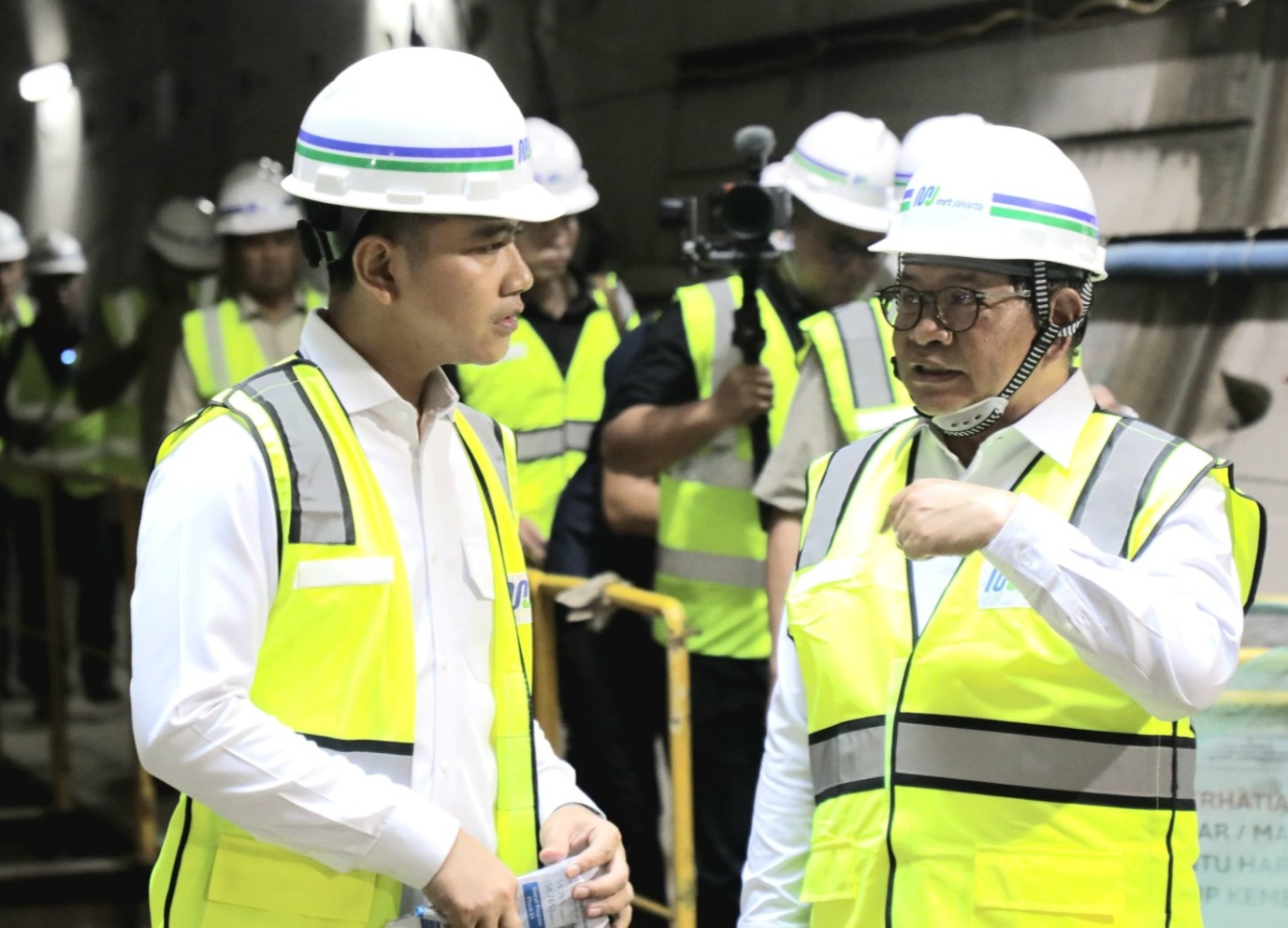 Gubernur Pramono Temani Wapres Gibran Tinjau Progres MRT