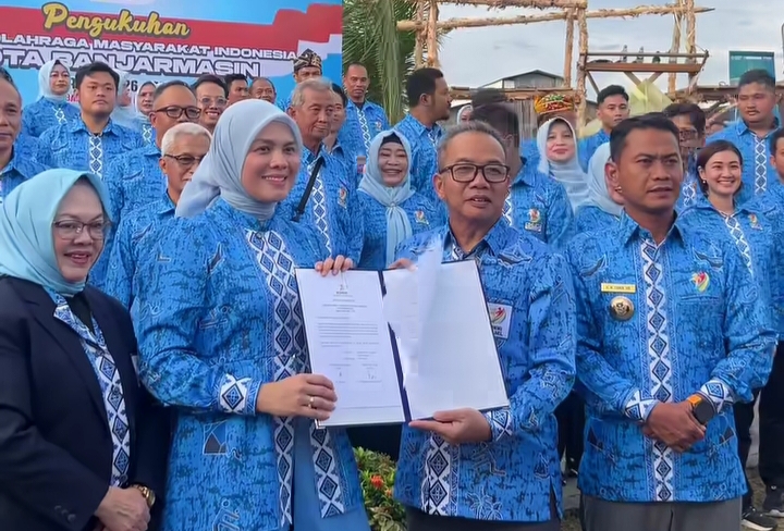 Sah! Hj. Ananda Nahkodai Kormi Banjarmasin, Bidik Prestasi Gemilang Periode 2026-2030