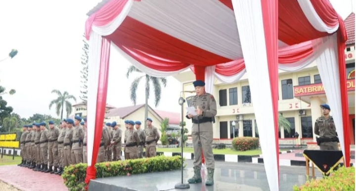 Benteng Baru Perbatasan, Kapolda Kalsel Resmikan Markas Kompi Brimob di Barito Kuala