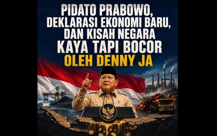 Pidato Prabowo, Deklarasi Ekonomi Baru dan Kisah Negara Kaya Tapi Bocor