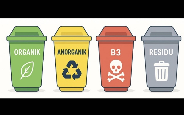 Pemprov DKI Wajibkan Warga Buang Sampah pada 4 Kategori