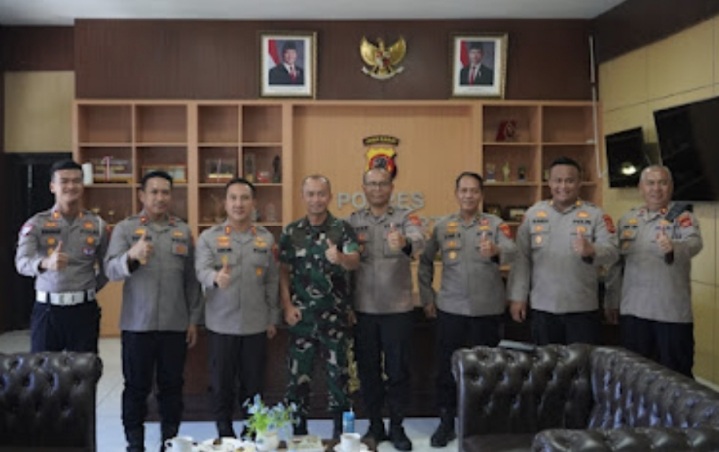 Dandim 061 Lakukan Kunjungan Sinergis ke Polres Purwakarta