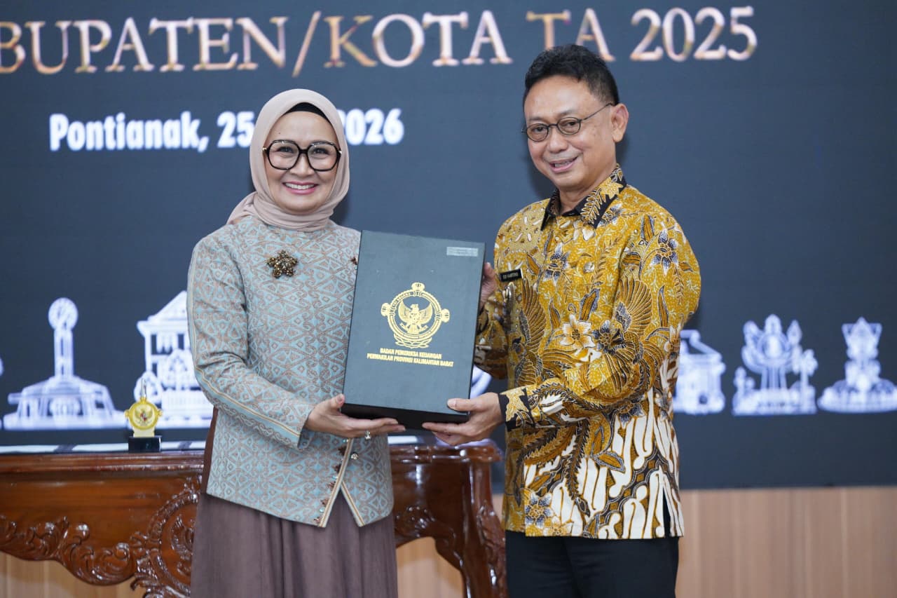 Pemkot Pontianak Raih WTP ke 15 Atas Laporan Keuangan Daerah Tahun 2025