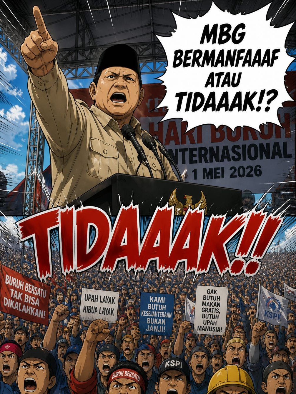 MBG Bermanfaat atau Tidak? Dijawab, “Tidaaak!”