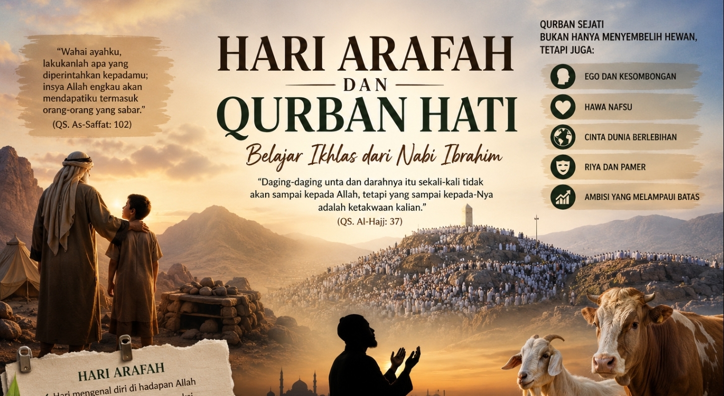 Hari Arafah dan Qurban Hati: Belajar Ikhlas dari Nabi Ibrahim