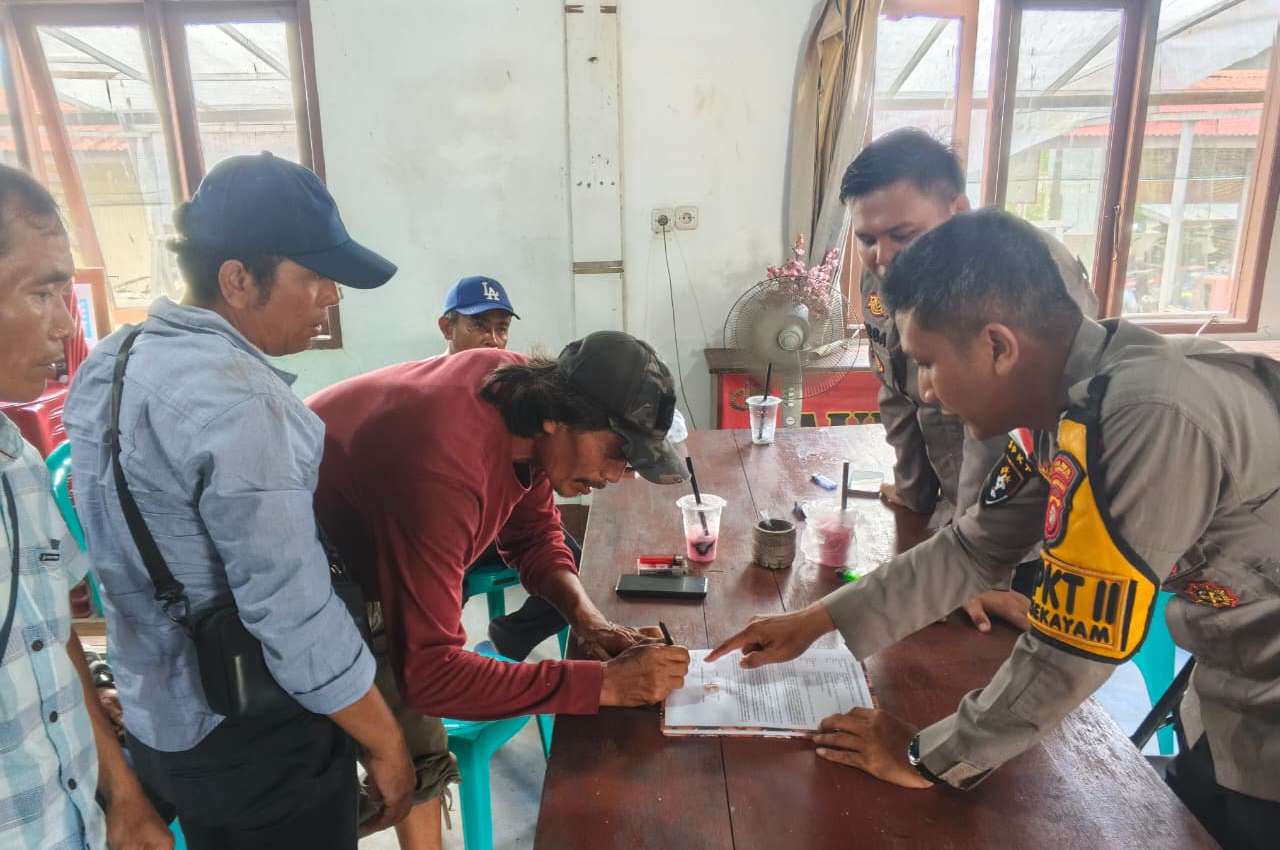 Polsek Sekayam Fasilitasi Mediasi Damai Kasus Kecelakaan di Sekayam Tanpa Proses Hukum