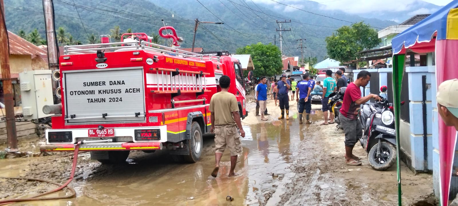 Banjir di Aceh Tenggara Surut, Alat Berat Dikerahkan Untuk Normalisasi Tanggul
