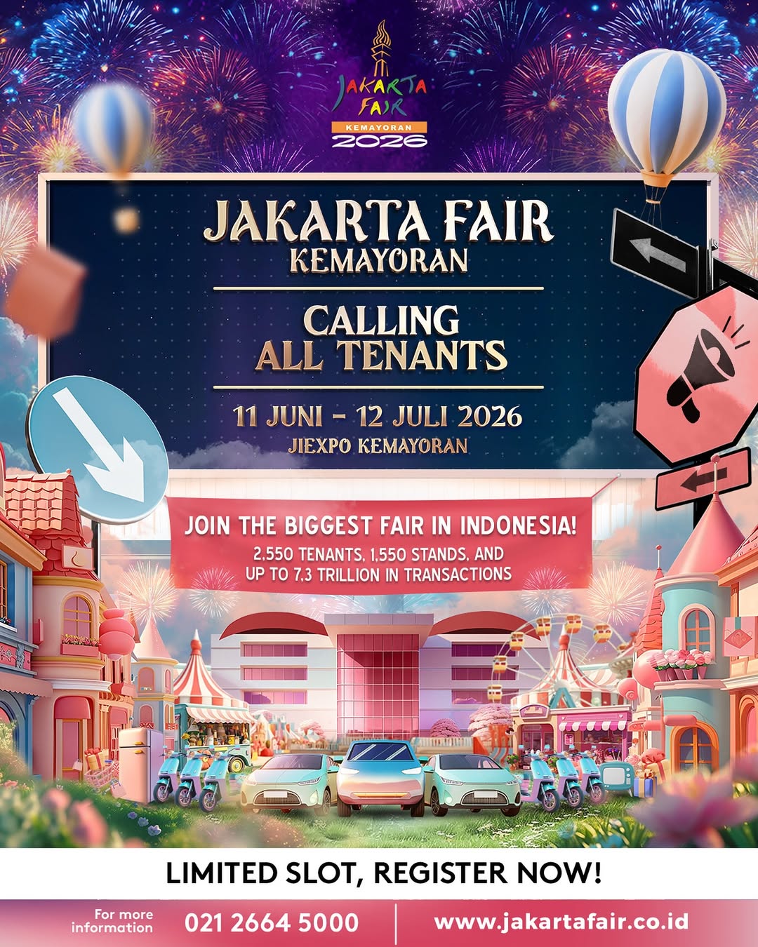 Resmi Dibuka! Jakarta Fair Kemayoran 2026 Hadirkan Pesta Musik Satu Bulan Penuh, Ini Jadwal dan Harga Tiketnya