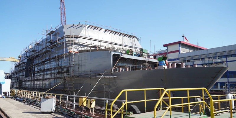 Pangkas Waktu Produksi, PT PAL Siap Luncurkan Kapal Perang Ekspor Landing Dock Filipina Akhir Juni 2026