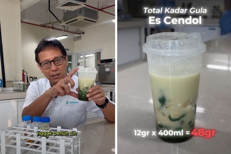 Sidak Lab Menkes Budi Gunadi: Kandungan Gula Es Kopi Susu Pinggir Jalan Lewati Batas Aman Harian