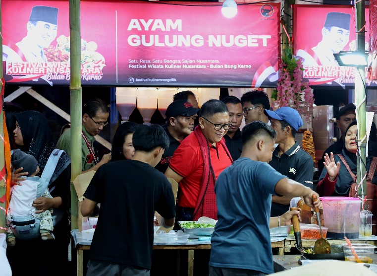 PDIP Gelar Festival Kuliner Mustika Rasa, Hasto: Kedaulatan Pangan dan Gizi Nasional Sudah Diajarkan Bung Karno!