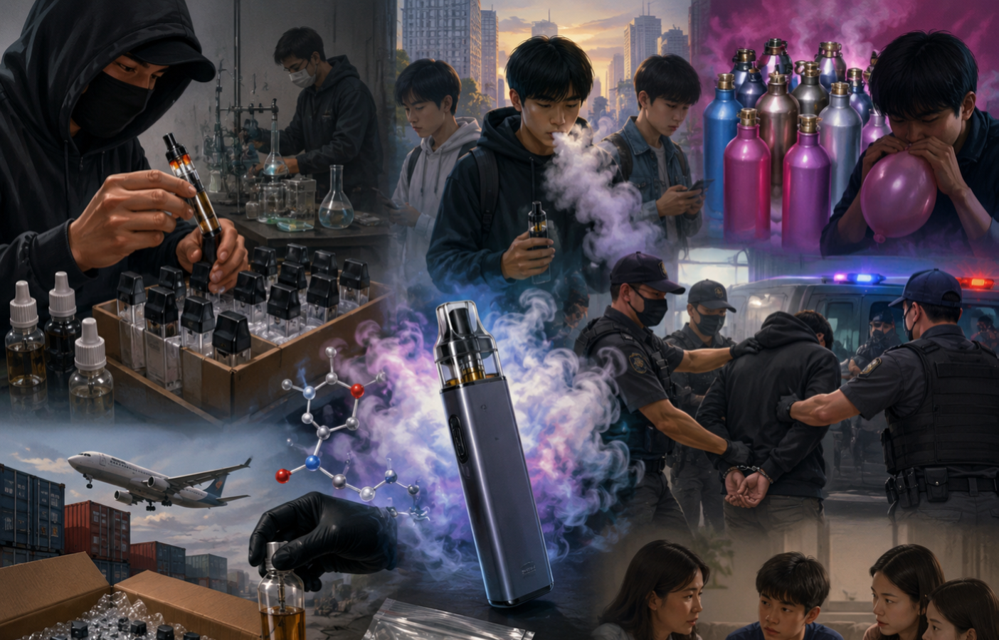 Vape Etomidate dan Gas Tawa Jadi Tren Narkoba Baru yang Bidik Generasi Muda