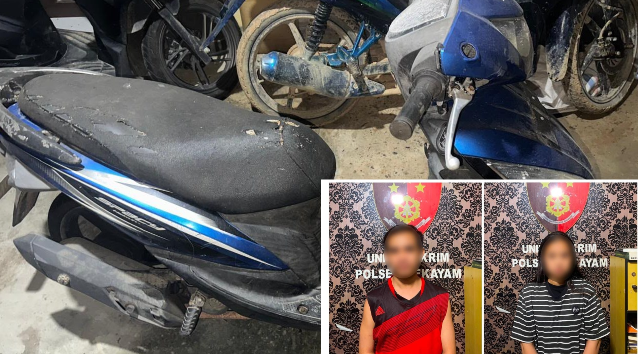 Polsek Sekayam Ringkus Dua Pelaku Utama Kasus Penggelapan Sepeda Motor Warga Sanggau