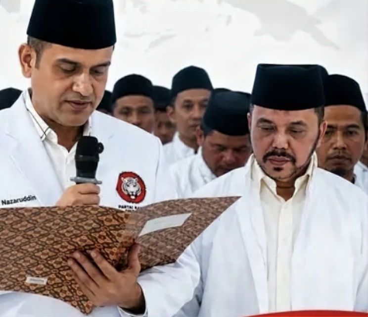 Ketum Partai Rakyat Indonesia Nazaruddin Kukuhkan Pengurus SAMUDRA, Haidar Alwi Didapuk Jadi Ketua